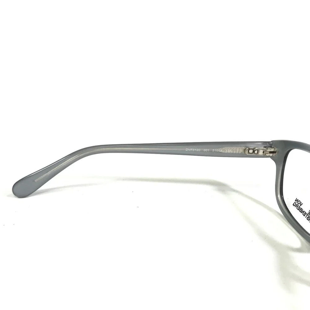 Diane von Furstenberg Eyeglasses Frames DVF5120 001 Black Gray Cat Eye 51-18-135